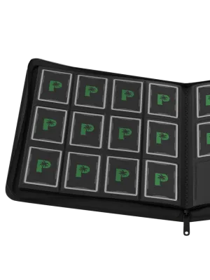 Palms Off Gamging- Stealth 12 Pocket Zip Binder - Black view 2 - Mighty Toys Australia