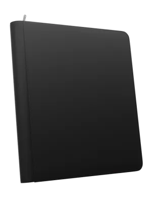 Palms Off Gamging- Stealth 12 Pocket Zip Binder - Black