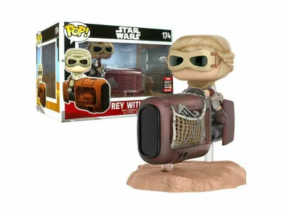 Star wars- Rey with Speeder Pop! Vinyl Figure (2017 Galactic Convention Exclusive)