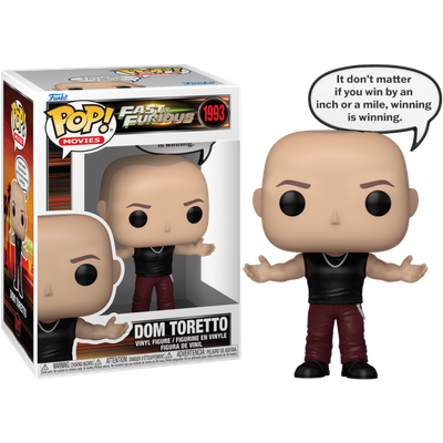 Pre-Order: Fast &amp; Furious - Dominic Toretto (Winning is Winning) Pop! Vinyl Figure