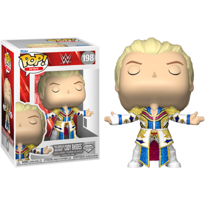Pre-Order: WWE - The American Nightmare Cody Rhodes Diamond Glitter Pop! Vinyl Figure