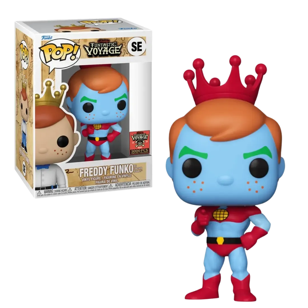 Funtastic Voyage-  Freddy Funko as Captain Planet Pop! Vinyl Figure (3000pc Exclusive)