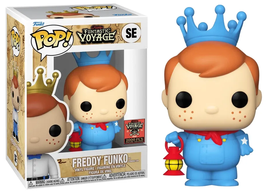 Funtastic Voyage-  Freddy Funko as Conductor Pop! Vinyl Figure (2000pc Exclusive)