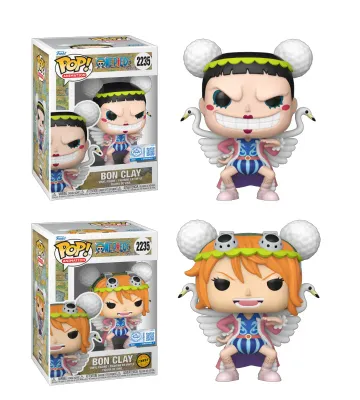 One Piece - Bon Clay Chase Pop! Vinyl Figure Bundle of 2