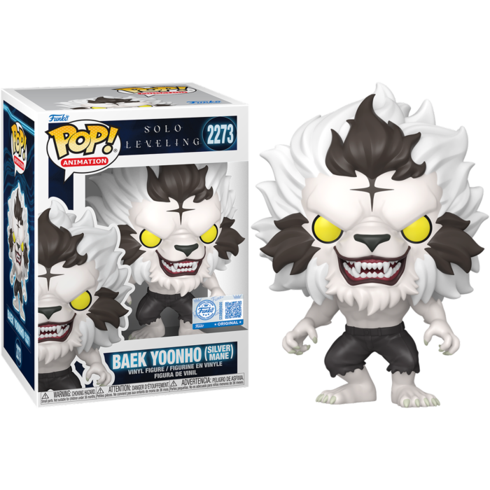 Pre-Order: Solo Leveling - Baek Yoonho (Silver Mane) Pop! Vinyl Figure