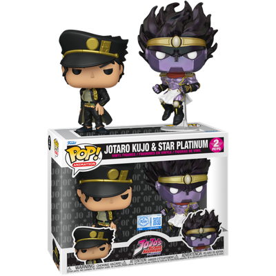 Jojo's Bizarre Adventure - Jotaro Kujo &amp; Star Platinum Pop! Vinyl Figure 2-Pack