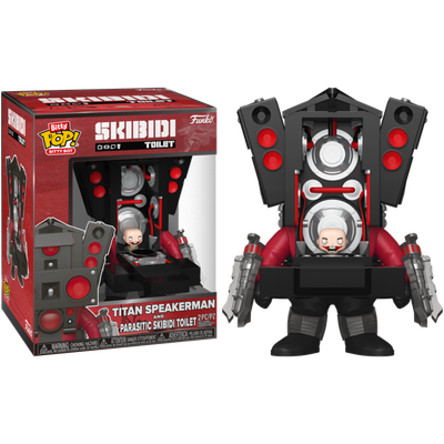 Pre-Order: Skibidi Toilet - Titan Speakerman &amp; Parasitic Skibidi Toilet Bitty Pop! Bot Vinyl Figure