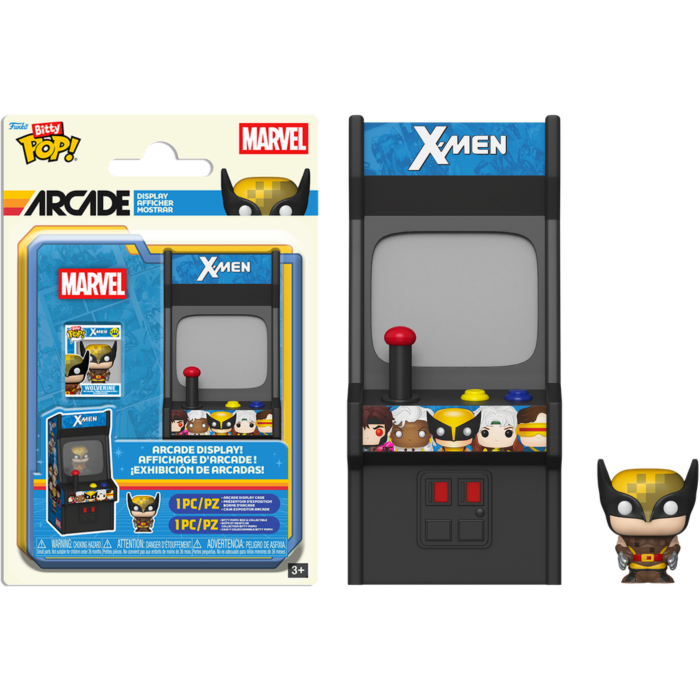 X-Men - Wolverine Bitty Pop! Arcade Display Vinyl Figure