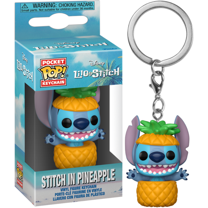 Pre-Order: Lilo &amp; Stitch - Stitch in Pineapple Pocket Pop! Keychain