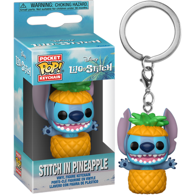 Pre-Order: Lilo &amp; Stitch - Stitch in Pineapple Pocket Pop! Keychain