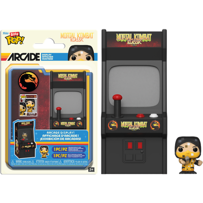 Pre-Order: Mortal Kombat - Scorpion Bitty Pop! Arcade Display Vinyl Figure