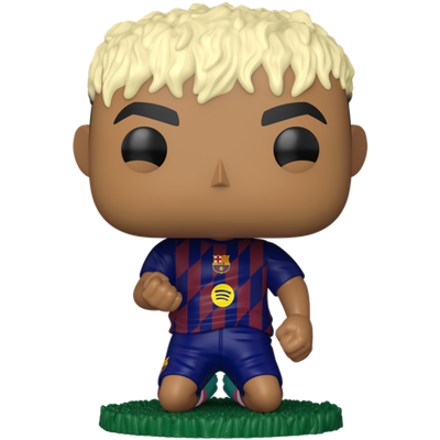 Pre-Order: Football (Soccer): Barcelona - Lamine Yamal (Kneeling) Pop! Vinyl Figure