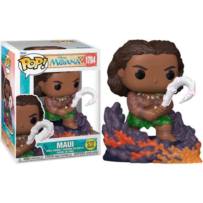 Pre-Order: Moana - Maui Glow-in-the-Dark Pop! Premium Vinyl Figure
