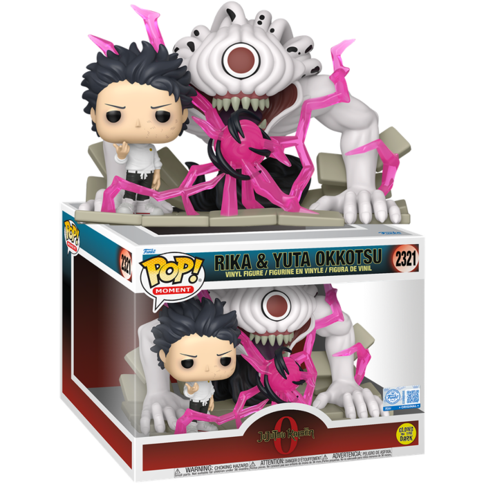 Pre-Order: Jujutsu Kaisen 0 - Rika &amp; Yuta Okkotsu Glow-in-the-Dark Pop! Moment Vinyl Figure