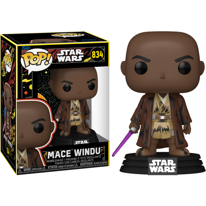 Pre-Order: Star Wars - Mace Windu (Retro) Pop! Vinyl Figure