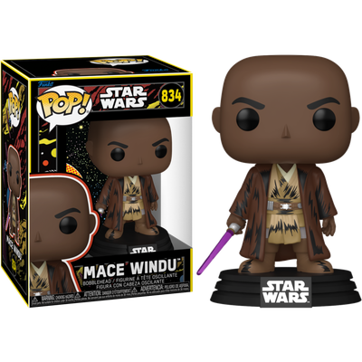 Pre-Order: Star Wars - Mace Windu (Retro) Pop! Vinyl Figure
