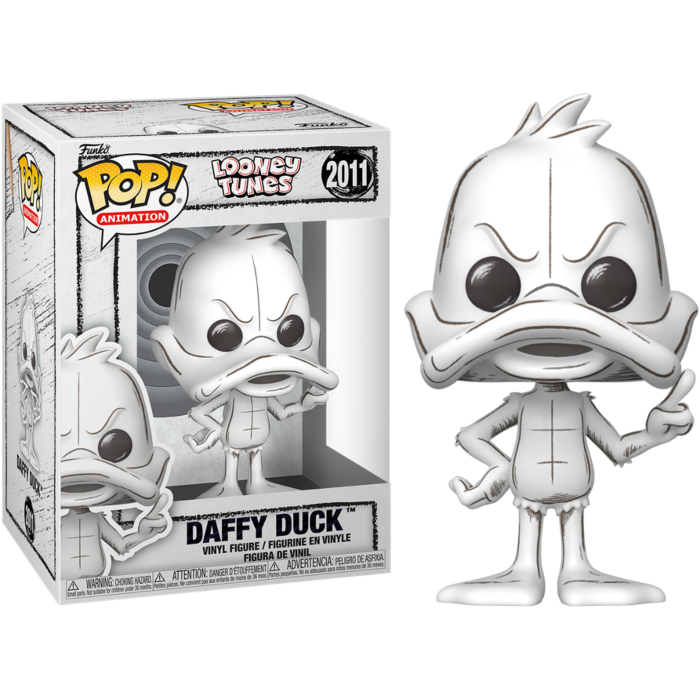 Pre-Order: Looney Tunes: Sketched - Daffy Duck Pop! Vinyl Figure