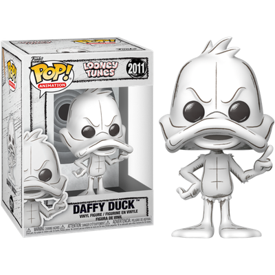 Pre-Order: Looney Tunes: Sketched - Daffy Duck Pop! Vinyl Figure