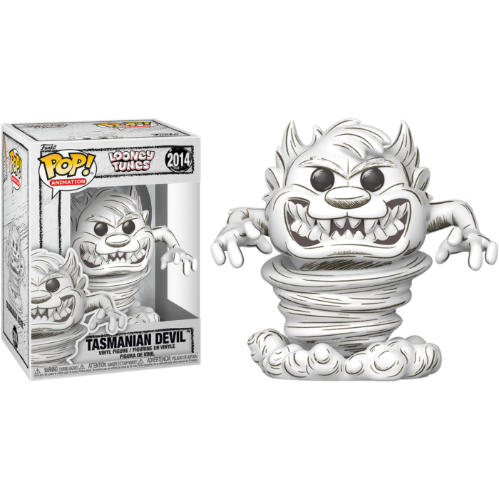 Pre-Order: Looney Tunes: Sketched - Tasmanian Devil Pop! Vinyl Figure