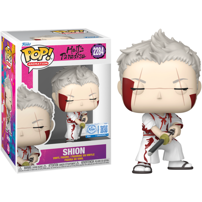 Pre-Order: Hell's Paradise - Shion (Bloody) Pop! Vinyl Figure