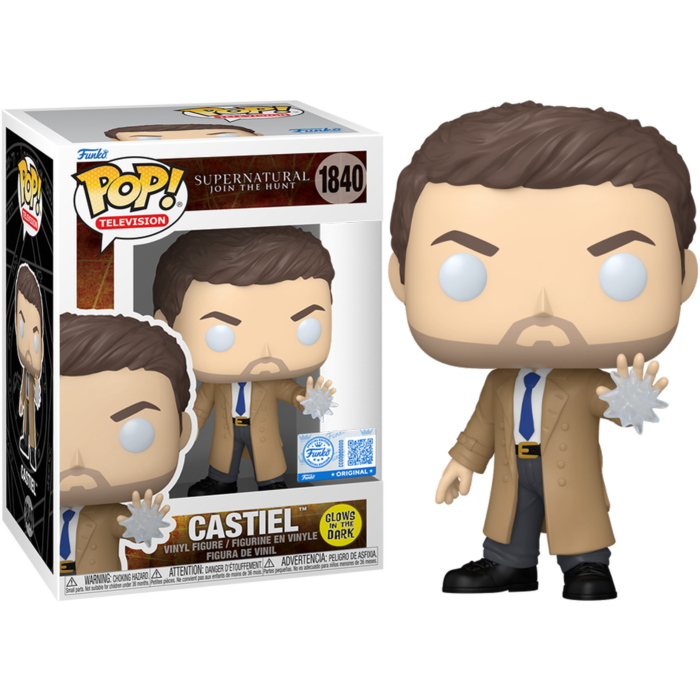 Pre-Order: Supernatural - Castiel Glow-in-the-Dark Pop! Vinyl Figure