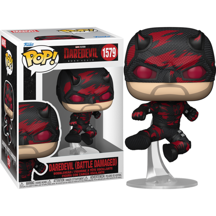 Pre-Order: Daredevil: Born Again (2025) - Daredevil (Battle Damaged) Pop! Vinyl Figure