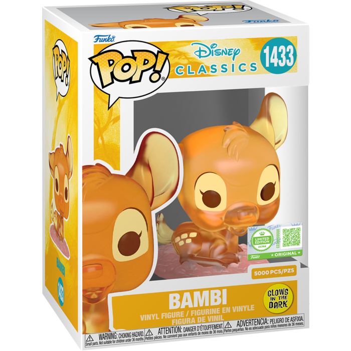 Bambi (1942) - Bambi Glow-in-the-Dark Pop! Vinyl Figure (Ultra Limited Edition)