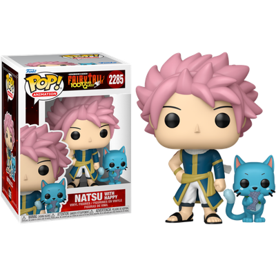 Pre-Order: Fairy Tail: 100 Year Quest - Natsu with Happy Pop! Vinyl Figure