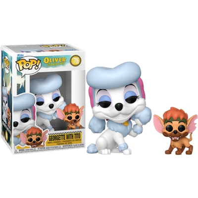 Pre-Order: Oliver &amp; Company (1988) - Georgette with Tito Pop! Vinyl Figure