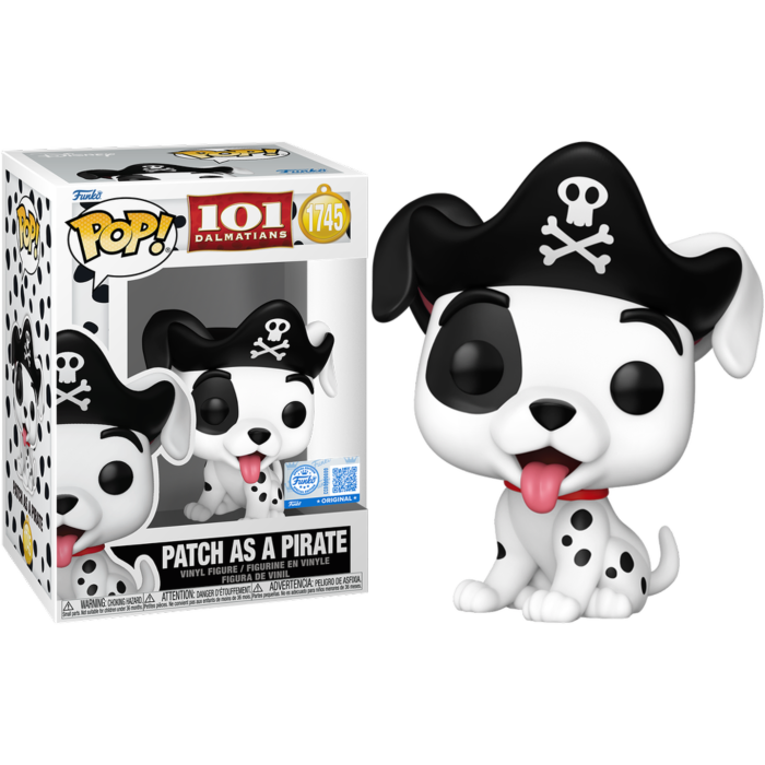 Pre-Order: 101 Dalmatians - Patch as a Pirate Pop! Vinyl Figure