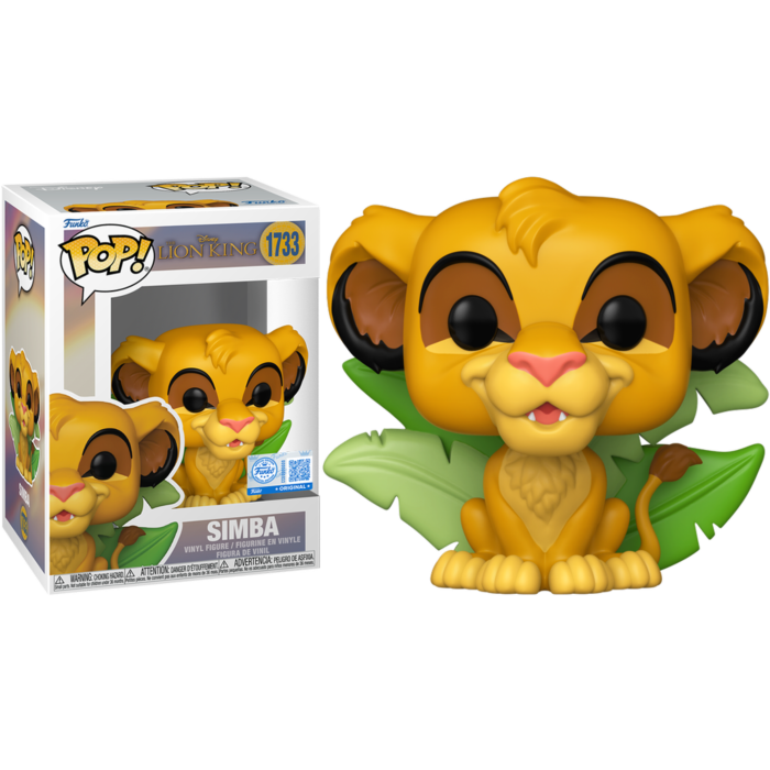 Pre-Order: The Lion King - Simba with Leaves Pop! Vinyl Figure