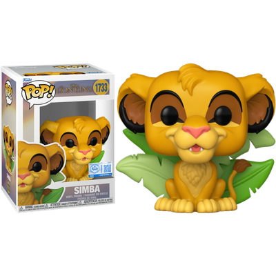 Pre-Order: The Lion King - Simba with Leaves Pop! Vinyl Figure