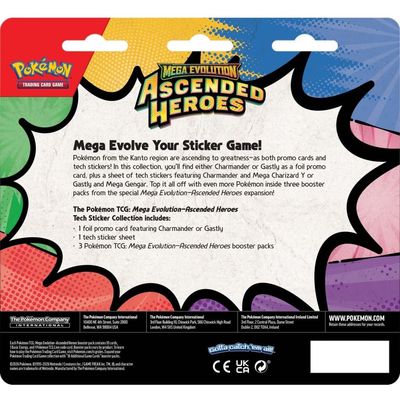 Pokemon TCG Ascended Heroes Tech Sticker Blister- Charmander &amp; Mega Charizard Y - alternate product image 2