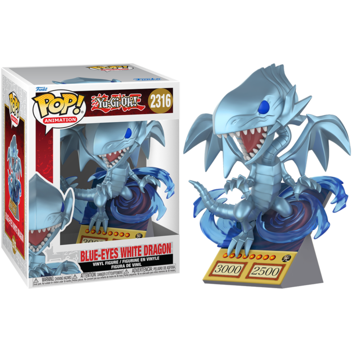 Pre-Order: Yu-Gi-Oh! - Blue-Eyes White Dragon Pop! Premium Vinyl Figure