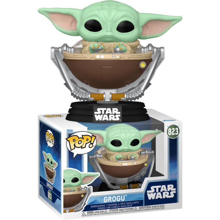 Pre-Order: Star Wars: The Mandalorian &amp; Grogu (2026) - Grogu in Hover Pram Pop! Vinyl Figure
