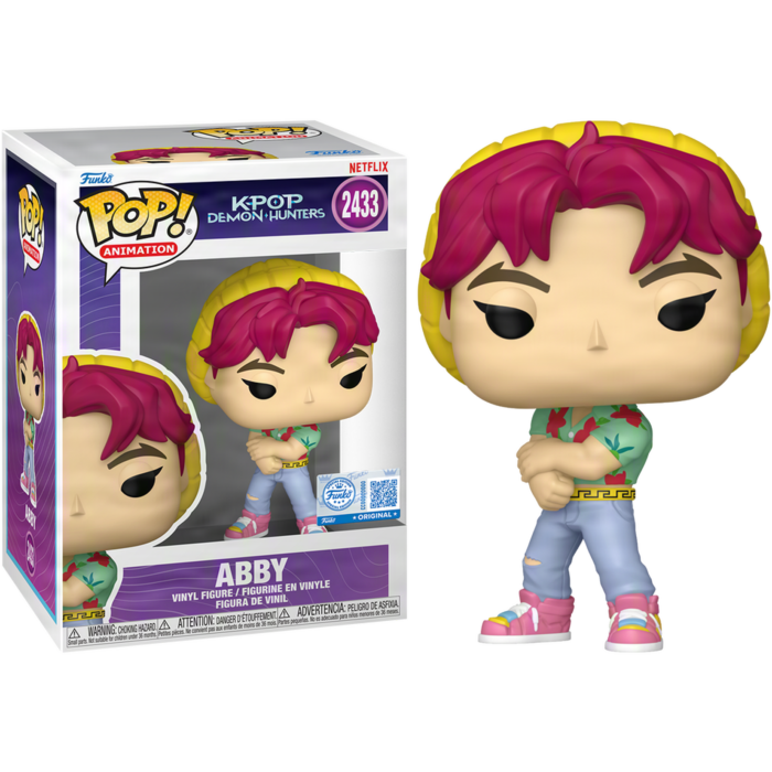 Pre-Order: K-Pop Demon Hunters - Abby Pop! Vinyl Figure