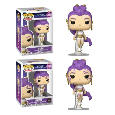 Pre-Order: K-Pop Demon Hunters - Rumi (What It Sounds Like) Chase Pop! Vinyl Figure Bundle of 2