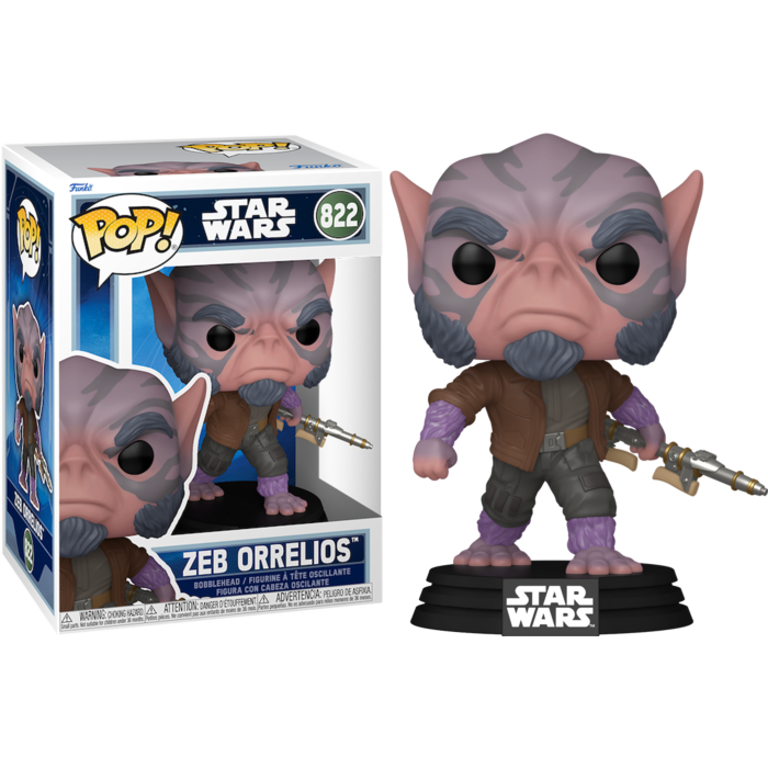 Pre-Order: Star Wars: The Mandalorian &amp; Grogu (2026) - Zeb Orrelios Pop! Vinyl Figure