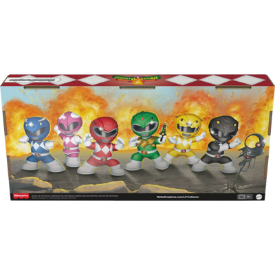 Mighty Morphin Power Rangers - Power Rangers Little People Collector Figure 6-Pack view 2 - Mighty Toys Australia