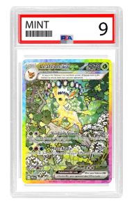 Prismatic Evolutions- Leafeon ex Special Illustration Rare (PSA 9)