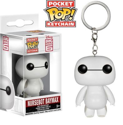 Big Hero 6 - Nursebot Baymax Pocket Pop! Keychain Figure