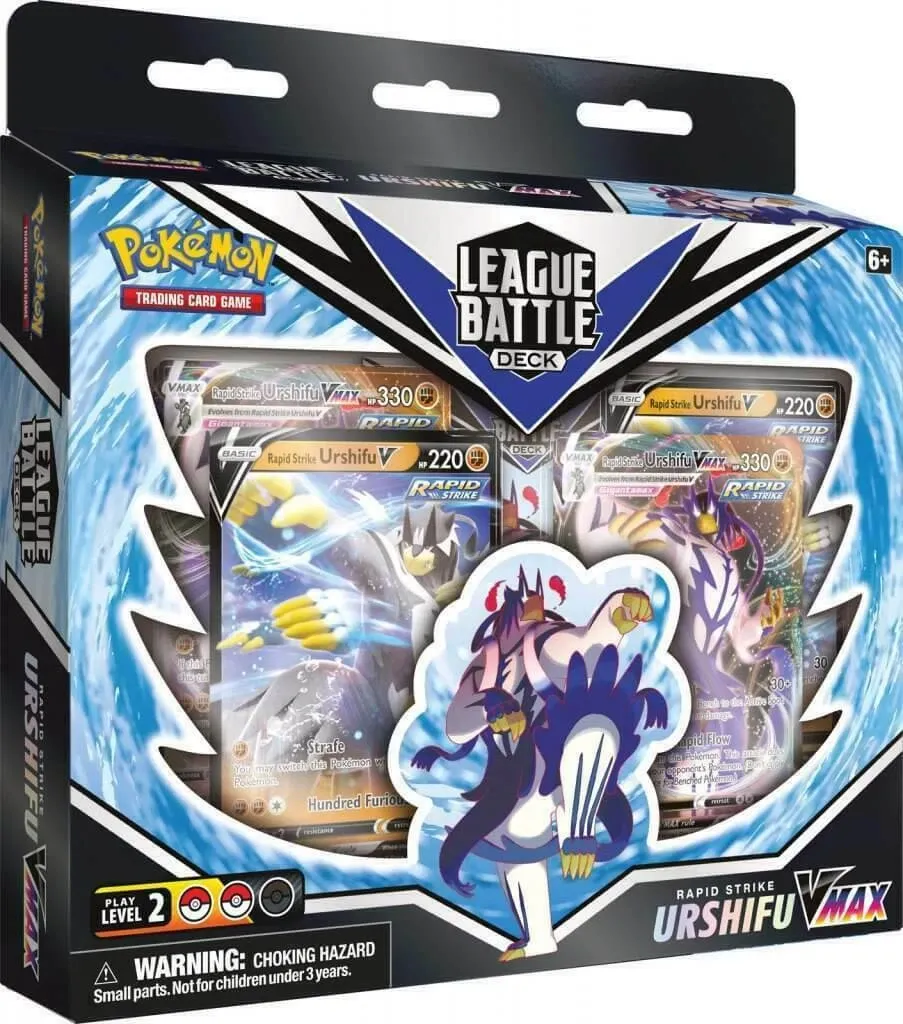 POKEMON TCG Urshifu VMAX League Battle Deck Blue Rapid Strike