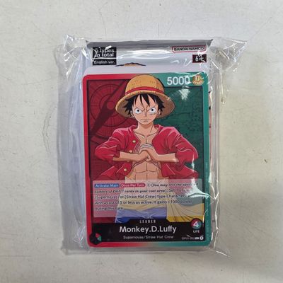 2022 One Piece Demo Deck Starter Kit Monkey D Luffy OP01-003 (Pre-Errata) with Promo Pack Sealed