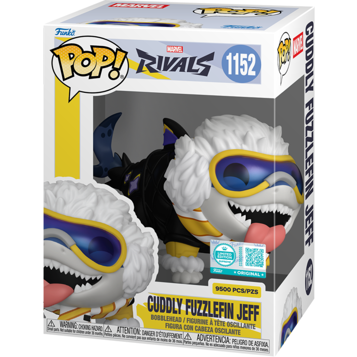 Pre-Order: Marvel Rivals - Cuddly Fuzzlefin Jeff Pop! Vinyl Figure (Supreme Limited Edition)