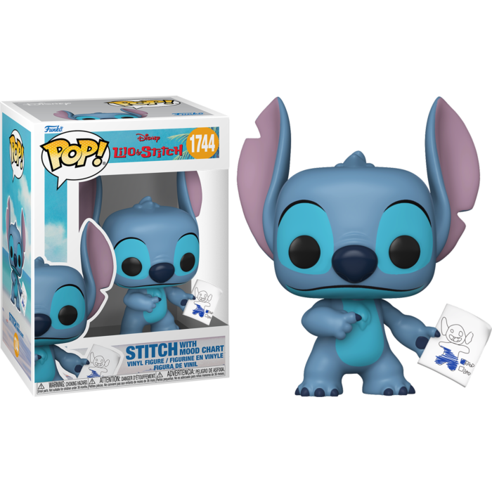 Pre-Order: Lilo &amp; Stitch - Stitch with Mood Chart Pop! Vinyl Figure