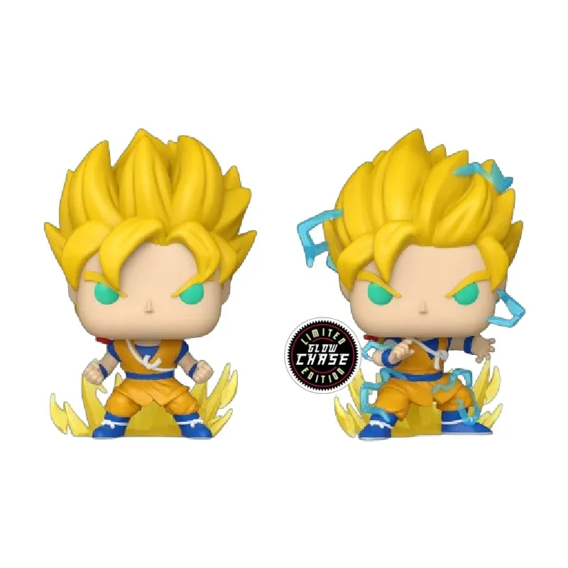 Pre-Order: Dragon Ball: Daima - Super Saiyan Son Goku (Mini) Chase Pop! Vinyl Figure Bundle of 6 (set of 6 Pops)