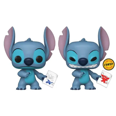 Pre-Order: Lilo & Stitch - Stitch with Mood Chart Chase Pop! Vinyl Figure Bundle of 6 (set of 6 Pops)