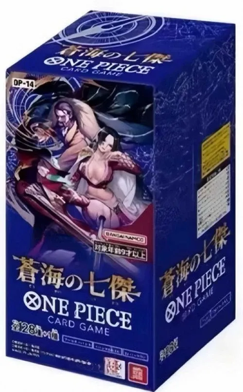 One Piece TCG The Azure Sea's Seven Booster Box OP-14 [JAPANESE 24 Packs]