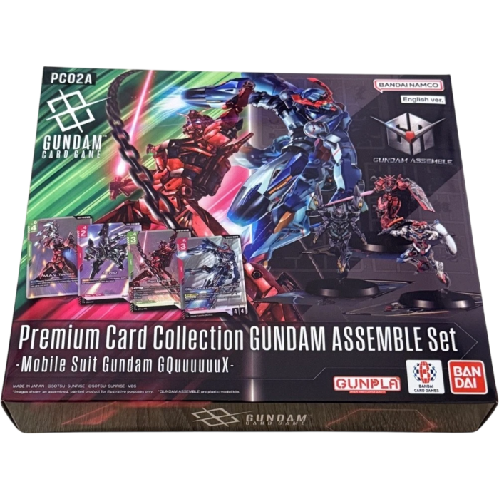 Gundam Card Game: GQuuuuuuX PC02A Premium Collection GUNDAM ASSEMBLE Set