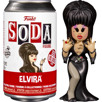 Elvira: Mistress of the Dark - Elvira SODA Vinyl Figure in Collector Can (International Edition)